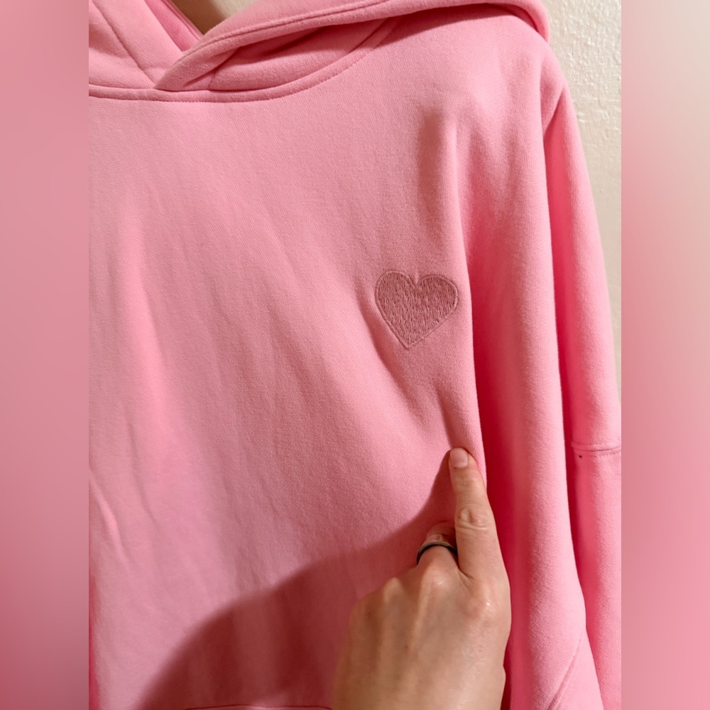 Comfrt "Love" Oversized Hoodie - Petal Pink Size 3XL limited edition like new - Picture 5 of 14